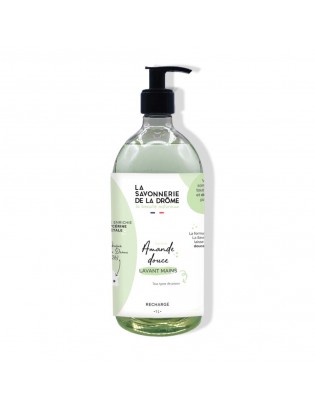 Gel lavant Mains parfum Amande Douce 1L pompe