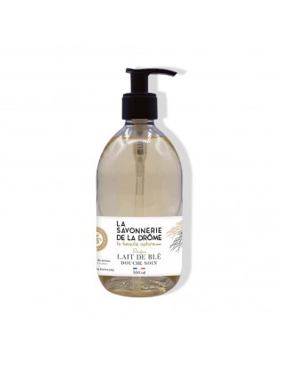 Douche Soin parfum Lait de Blé 500 ml pompe