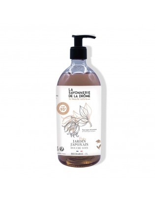 Douche Soin parfum Jardin Japonais 1L pompe