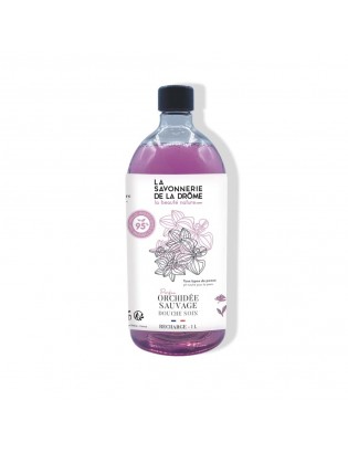 Recharge Douche Soin parfum Orchidée Sauvage 1L