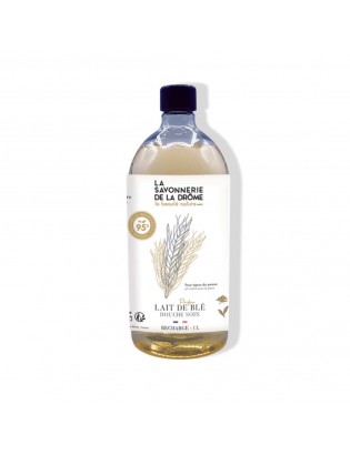 Recharge Douche Soin parfum Lait de Blé 1L