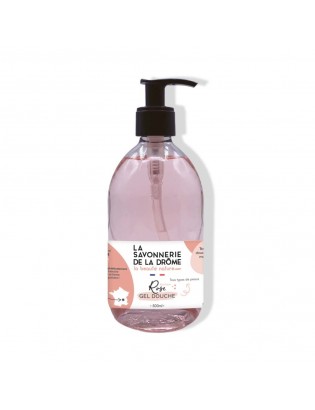 Gel douche parfum Rose 500 ml pompe