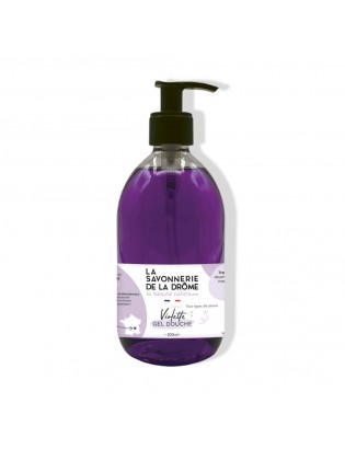 Gel douche parfum Violette 500 ml pompe