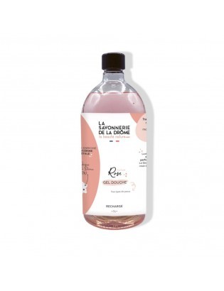 Recharge Gel douche parfum Rose 1L
