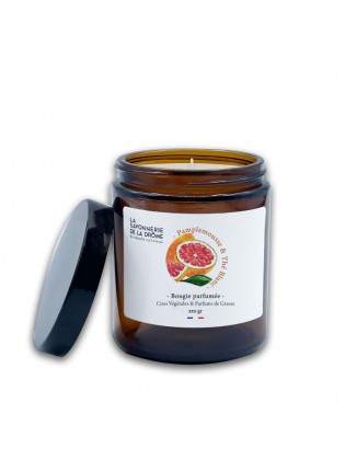 Bougie Parfumée Pamplemousse et Thé Blanc 180 g