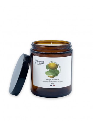 Bougie Parfumée Bergamote et Musc 180 g